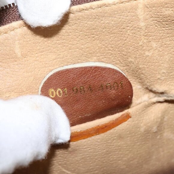 GUCCI Micro GG Supreme Shoulder Bag PVC Beige Gold - Picture 14 of 16